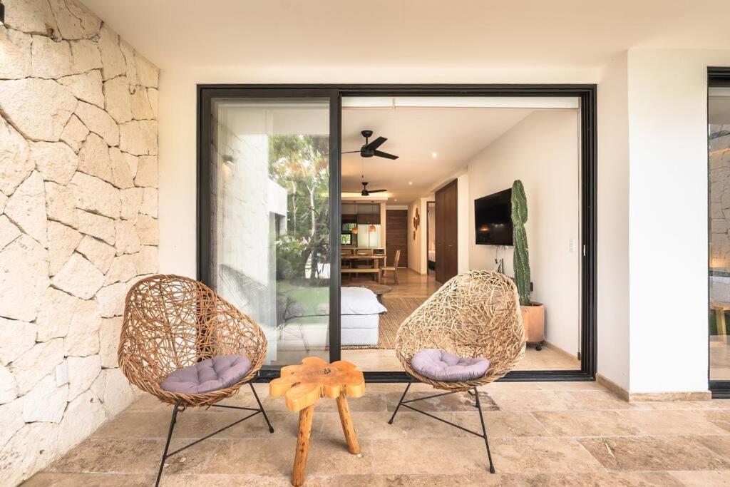 New 2 Bedroom 2 Badrooms Pool Front Concierge Apartment Tulum
